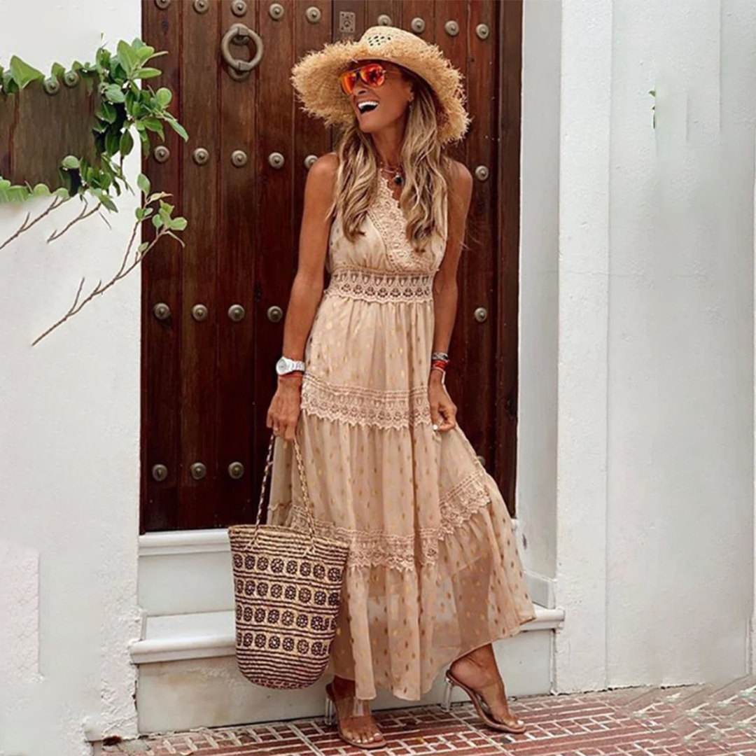 Mia - Elegantes Boho-Kleid