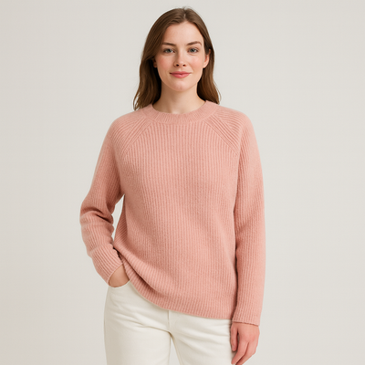 Klara | Rundhals-Strickpullover