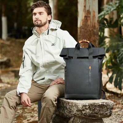 Knighto | Erweiterbarer Unisex Laptop Rucksack für Reisen