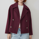 Kurze Zweireihige Jacke - Dorothea in Rot