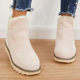 Kurzer Isolierter Knöchelstiefel - Judith in Beige