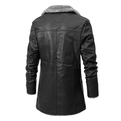 Kyler™ - Elegante Lederjacke mit Fleecefutter