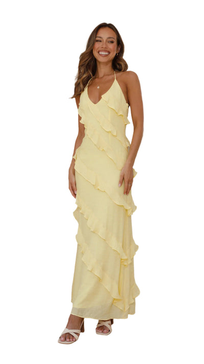 Vanessa - Moderne lange Kleid