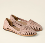 Damen Orthopädische Flache Leder Sandalen – Stilvolle Komfortsandalen in Rosa