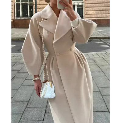 Eleganter Mantel | Oversize-Passform & Statement-Kragen | Zeitloser Chic