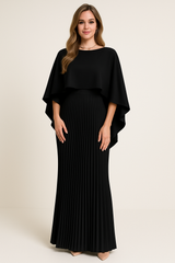 Langes Abendkleid In Maxi-Länge - Alisha in Schwarz