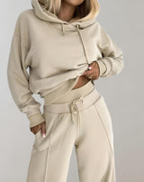 Lässiges Reise- Und Loungeoutfit - Thalia in Beige
