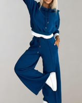 Lässiges Reise- Und Loungeoutfit - Thalia in Blau