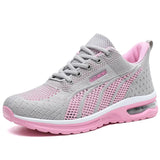 Leichter Gepolsterter Sneaker - Gina in Grau