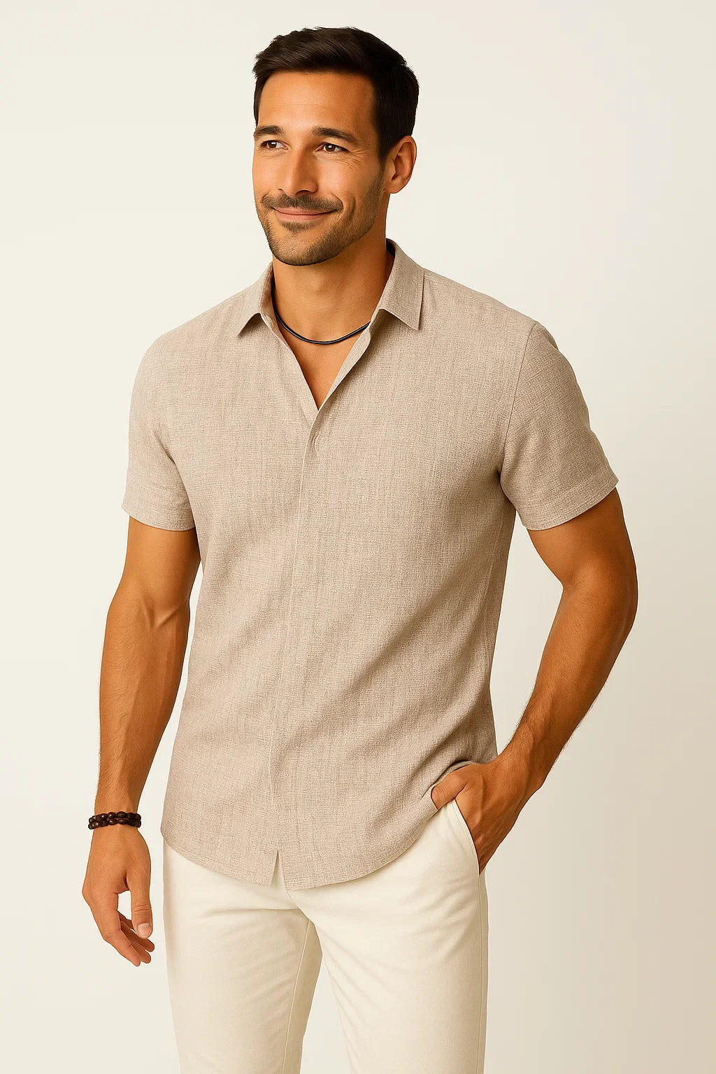 Leichtes Herren Kurzarmhemd