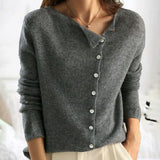 Leichtes, Kuscheliges Stricktop - Lenya in Grau