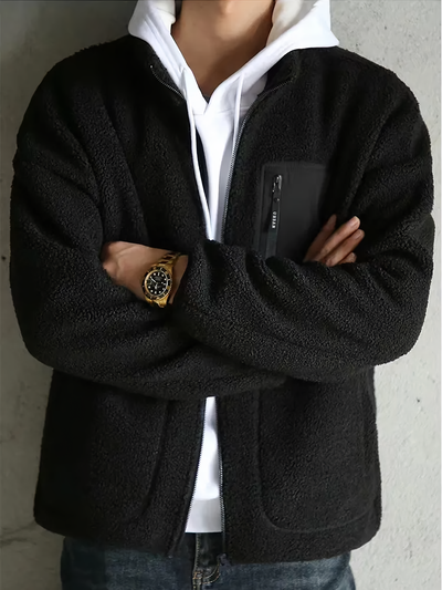 Leone | Warm Fleecejacke für Herren Mit Reißverschluss