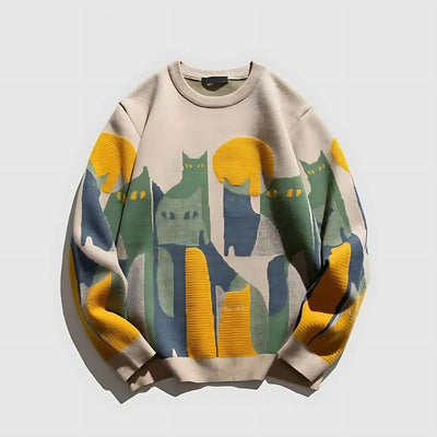 Levi™ - Unisex Pullover mit Katzenmotiv