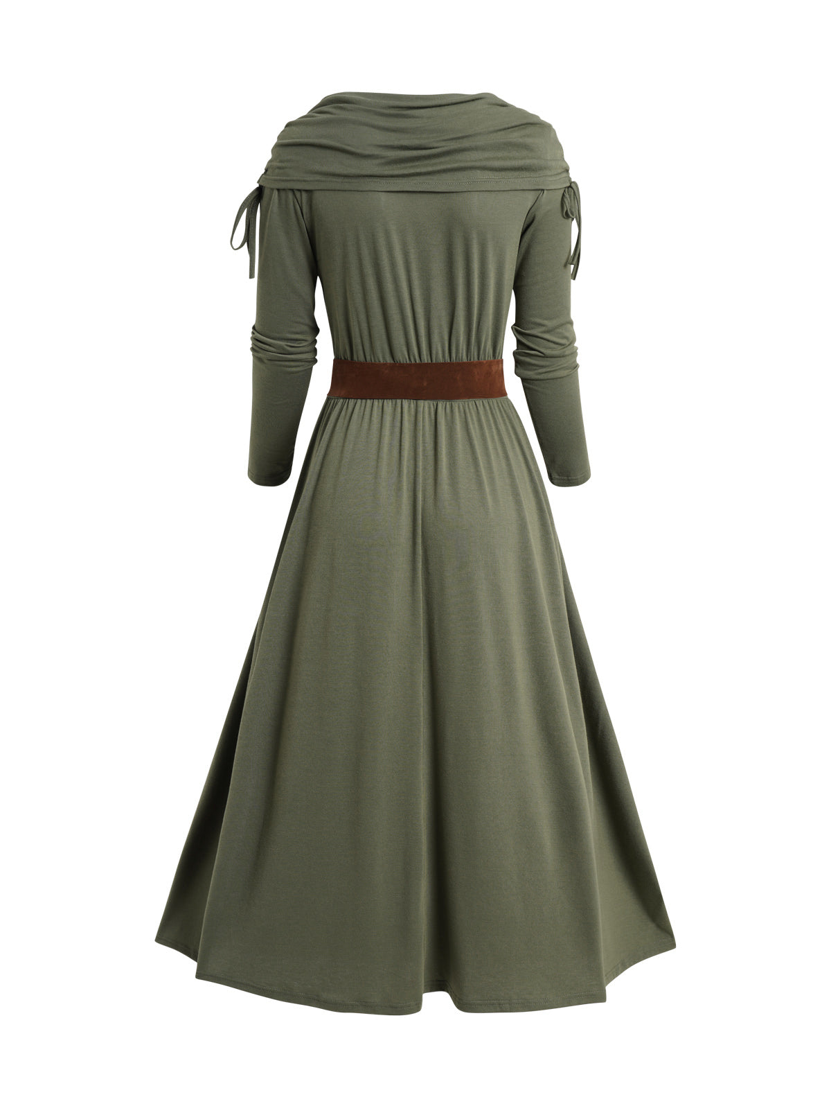 Avelena | Langärmliges Rüschen Mini-Kleid