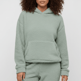 Loungewear-Set Mit Känguru-Tasche - Milana in Grün