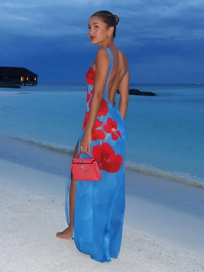 Hannah | Maxikleid Langarm Festlich für Damen – Hochzeitsgast & Alltag