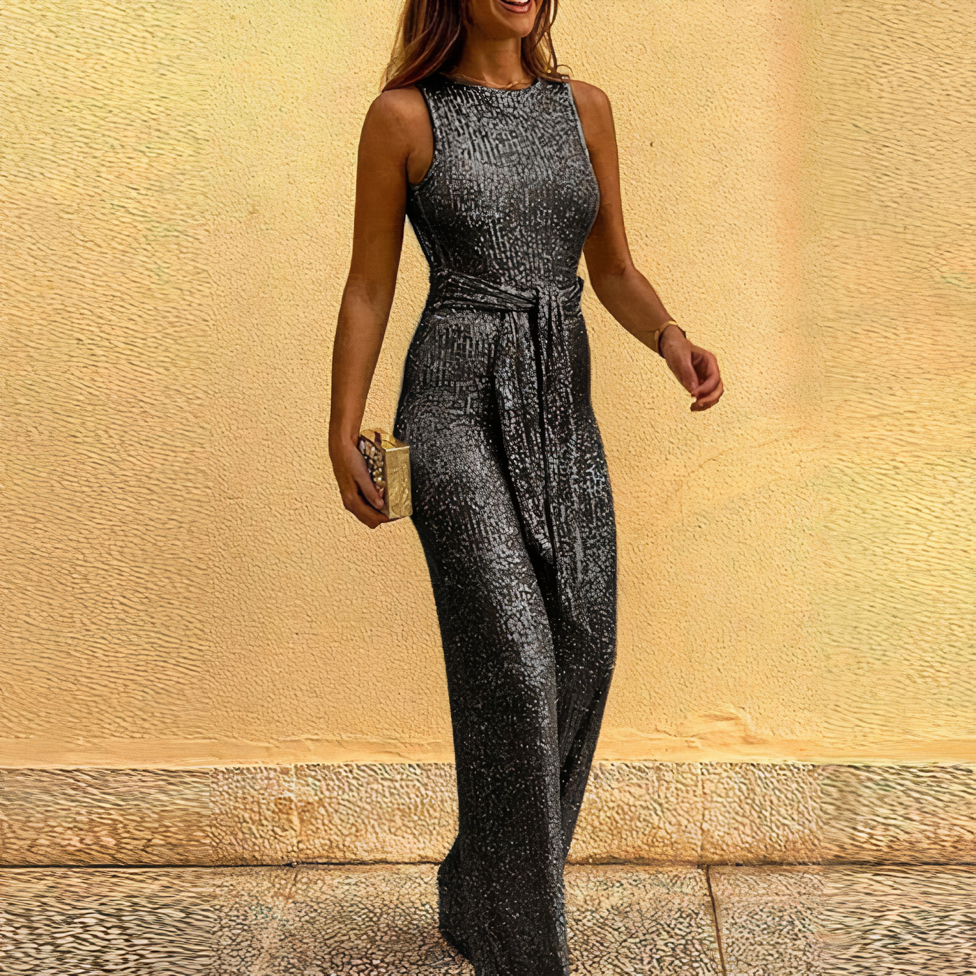 Glitzer-Jumpsuit | Eleganz und Glamour | Perfekt für Events