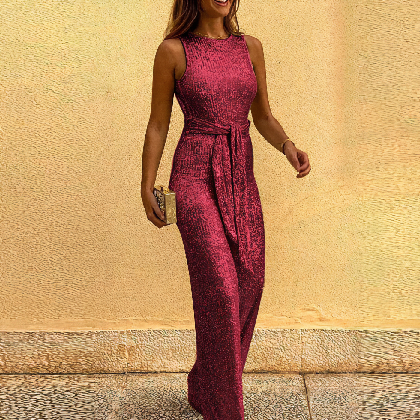 Glitzer-Jumpsuit | Eleganz und Glamour | Perfekt für Events