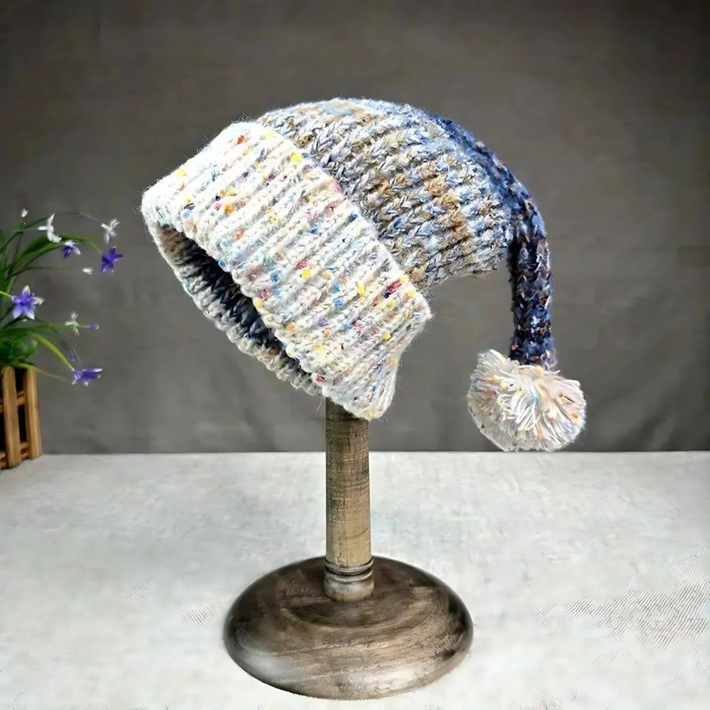 Melina™ - Gestrickte Weihnachtsmütze