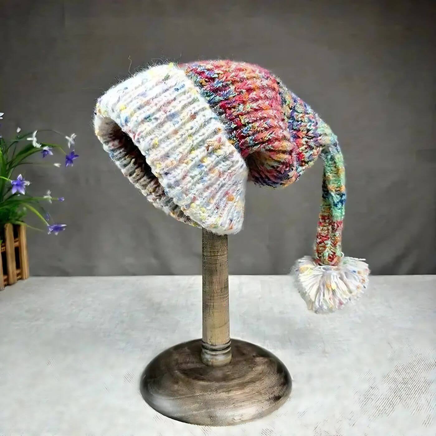 Melina™ - Gestrickte Weihnachtsmütze