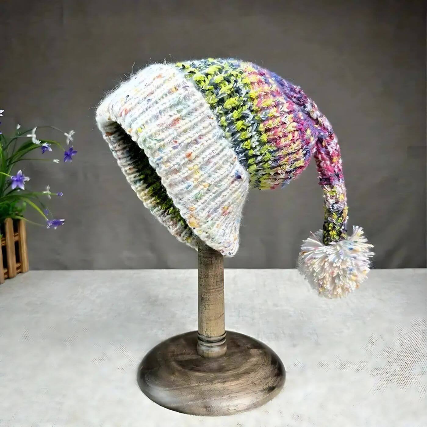 Melina™ - Gestrickte Weihnachtsmütze