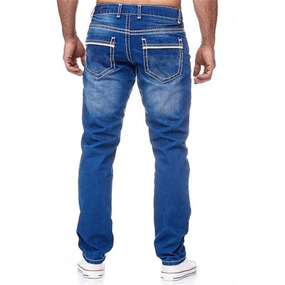 Avelena | Herren Gerade Denim Freizeit Hose