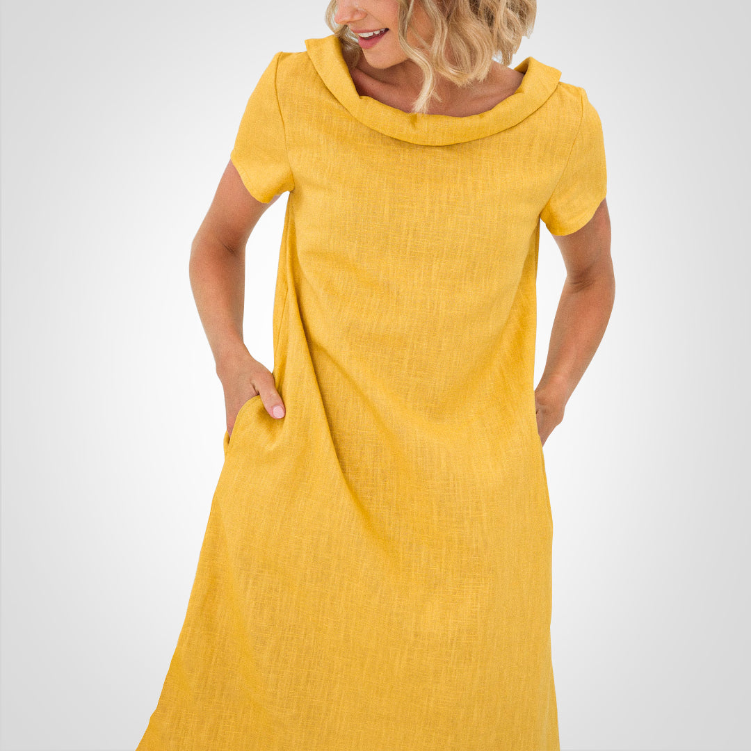 Carlotta -  Sommerkleid aus Leinen