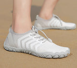 Minimalistischer Barfußschuh - Dana in Grau