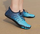 Minimalistischer Barfußschuh - Dana in Blau