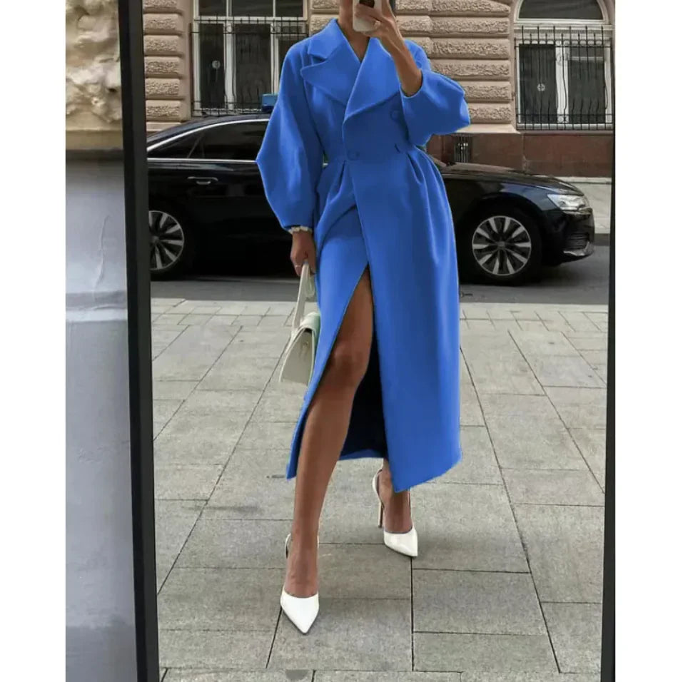 Eleganter Mantel | Oversize-Passform & Statement-Kragen | Zeitloser Chic