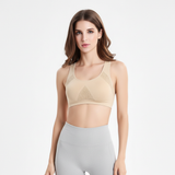 Nahtloser Sport BH -  Kelsey in Beige