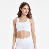 Nahtloser Sport BH -  Kelsey in Weiß
