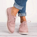 Niedrig Geschnittener Oxford-Sneaker - Ceylin in Rosa