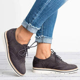 Niedrig Geschnittener Oxford-Sneaker - Ceylin in Grau