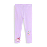 Mädchen Leggings mit verspieltem Einhorn- und Hasenmuster Drune in Gelb