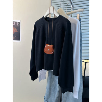 Femme Puffärmel Raglan Sweatshirt Heidi-Mode