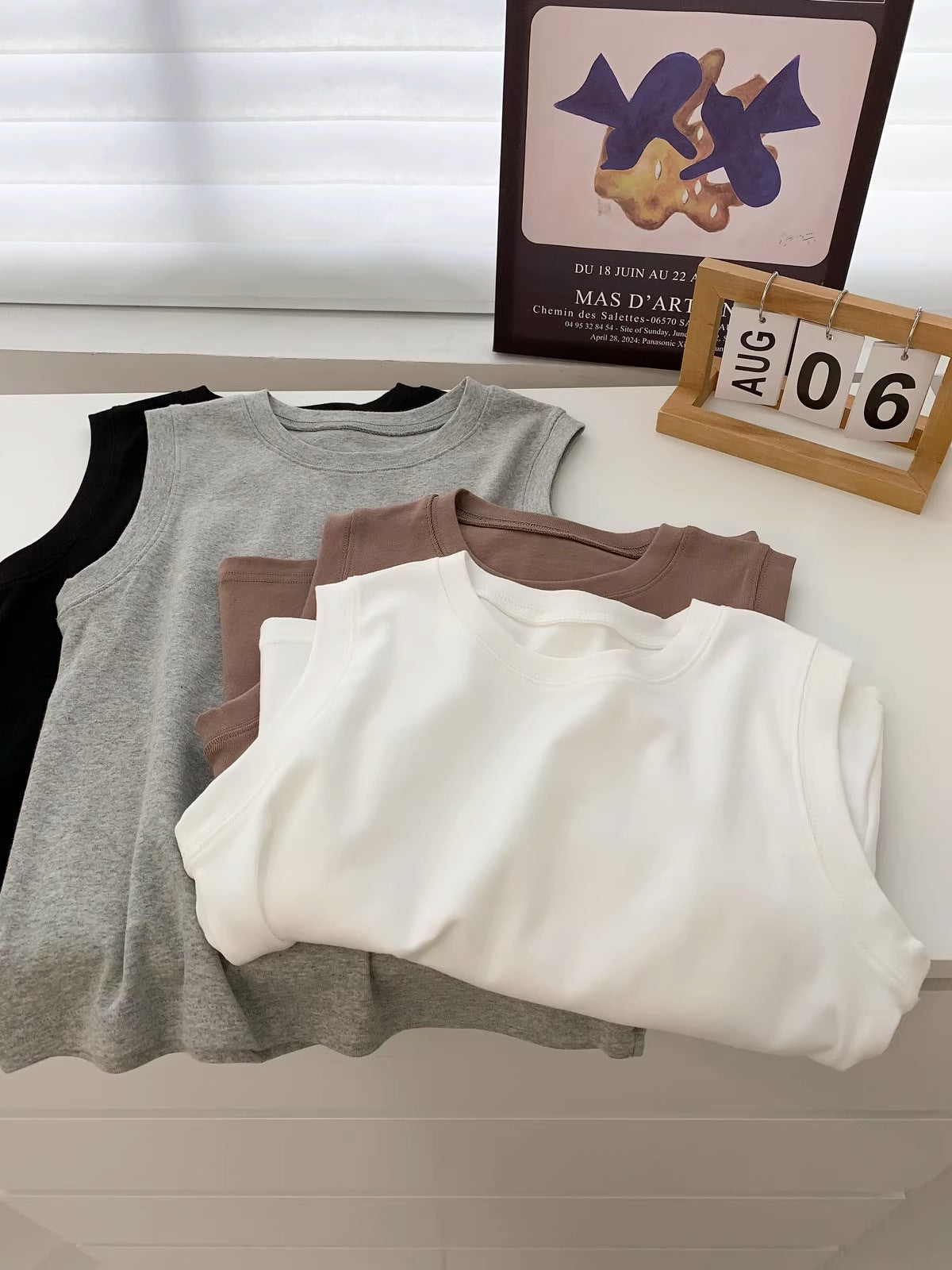 Femme Leichtgewichtig Ärmelloses Oberteil mit Elegantem Fluss Heidi-Mode