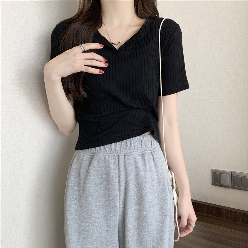 Femme Rippentröte Button-Up Casual Top Heidi-Mode