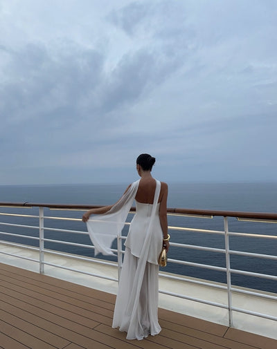 Hannah | Asymmetrisches Maxikleid Sommer Damen