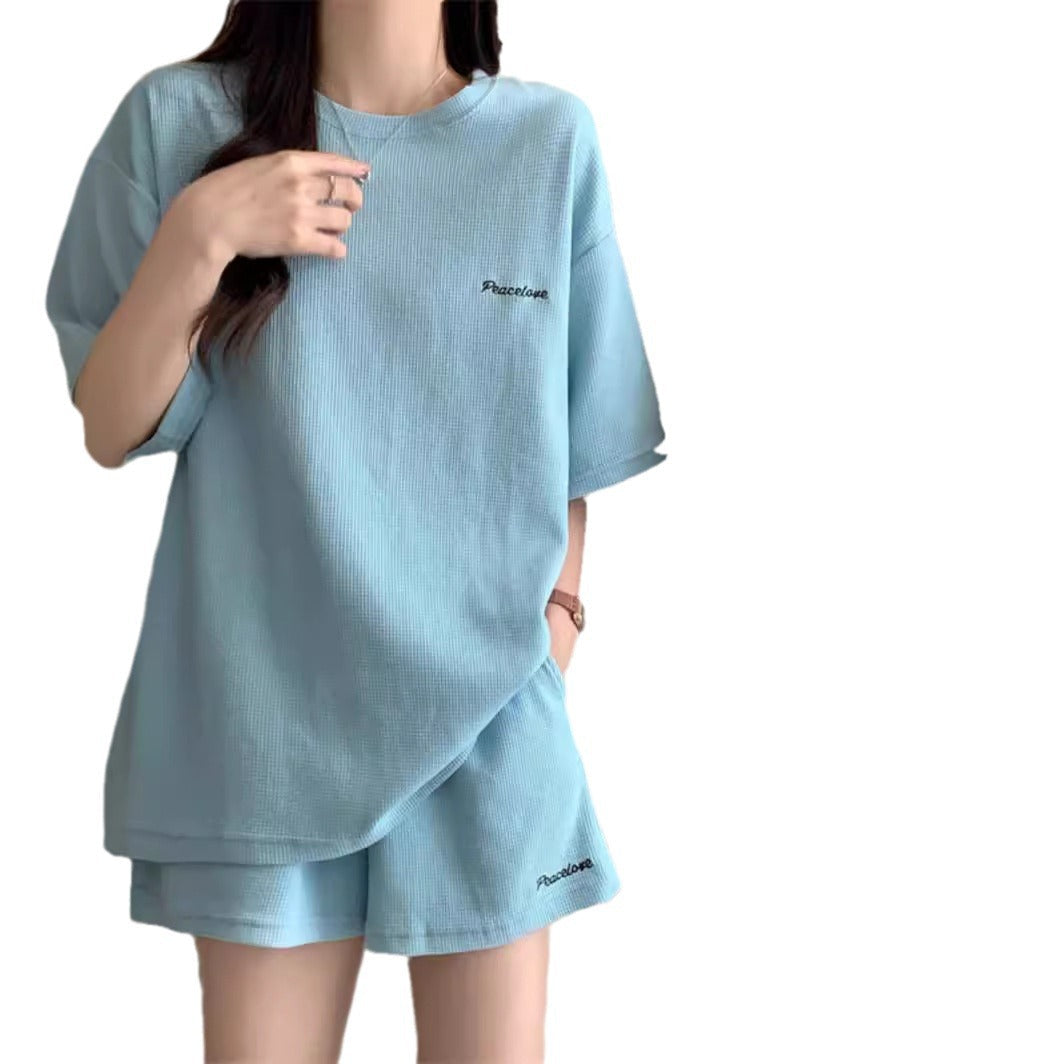 Femme Relaxed Fit Waffelstrick Lounge Set Heidi-Mode