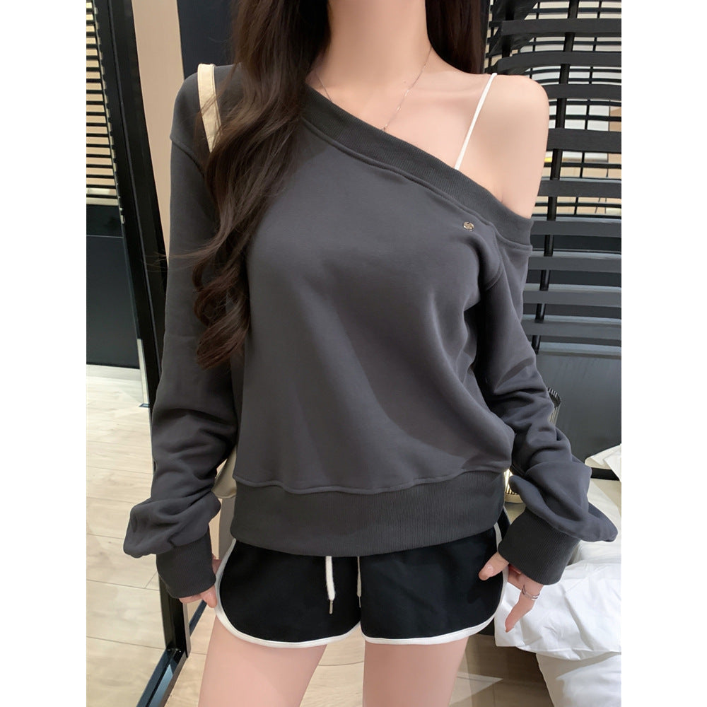 Femme Off-Shoulder Gemütlicher Pullover Heidi-Mode