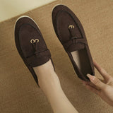 Damen nan bequeme Slip-On Loafer mit dekorativem Quastenbesatz und ergonomischer Gummisohle Drune in Dunkelbraun