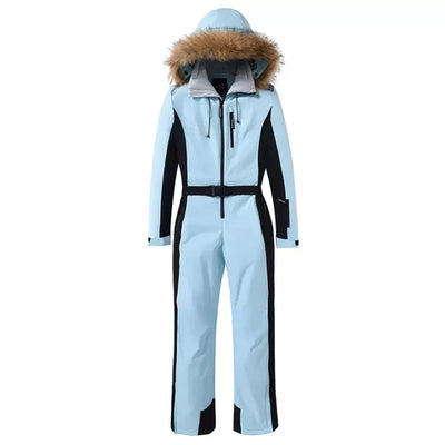 Einteiliger Skianzug für Damen | Wintersportbekleidung