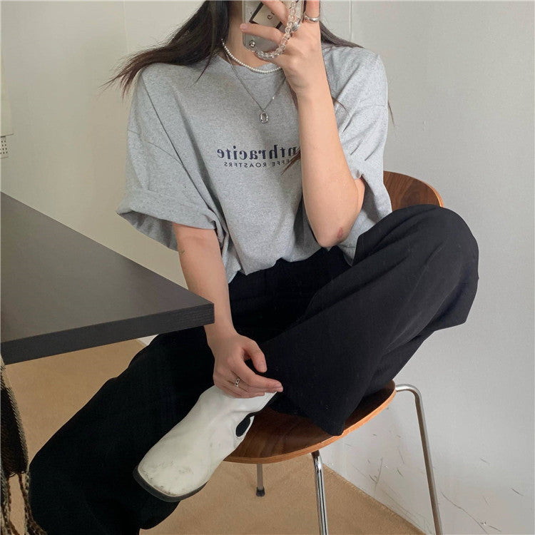 Femme Oversized Graphic Relaxed Fit T-Shirt Heidi-Mode