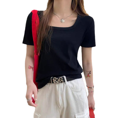 Femme Premium Soft-Fit Freizeit T-Shirt Heidi-Mode