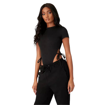 Esme - Stricktop mit seitlichem Bindeband