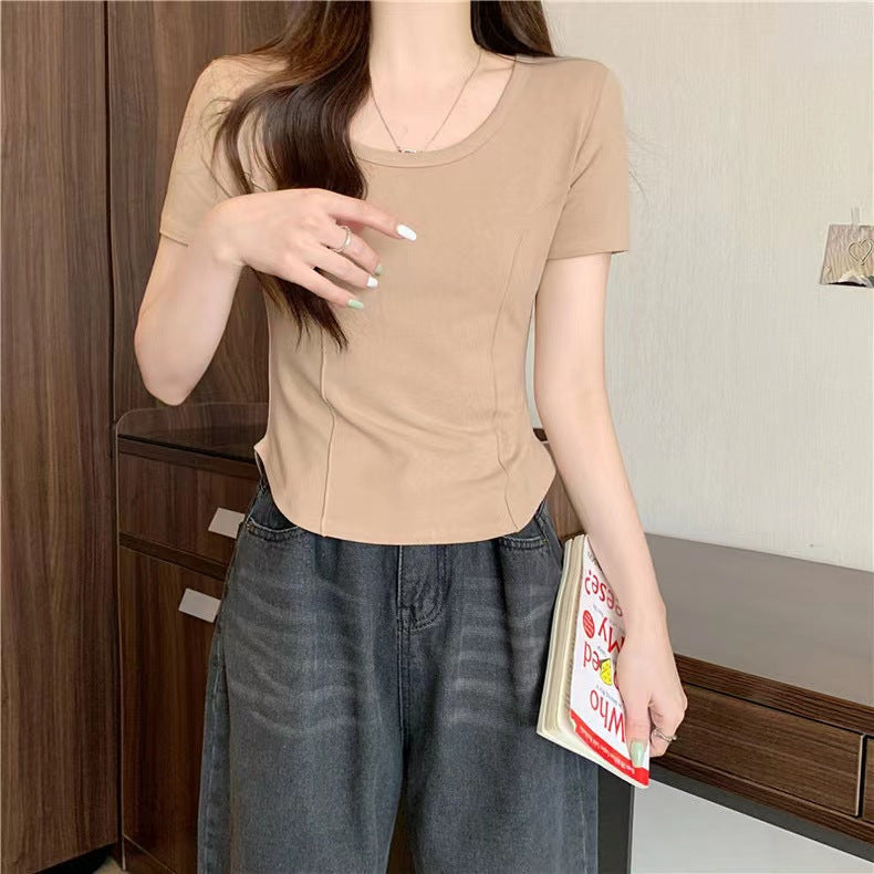 Femme Nahtlos Kurzarmshirt Heidi-Mode