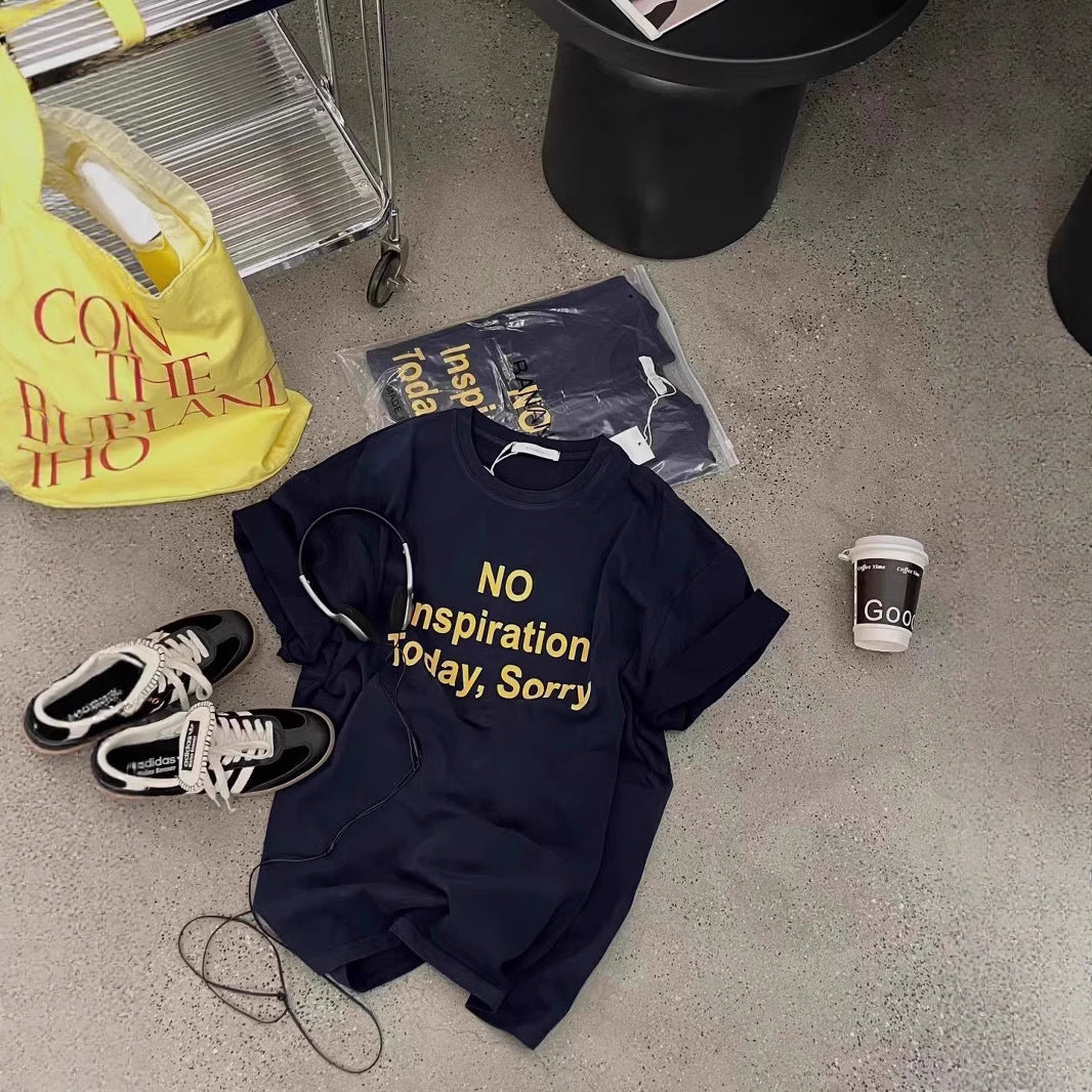 Femme Übergroßes Statement Grafik-T-Shirt Heidi-Mode