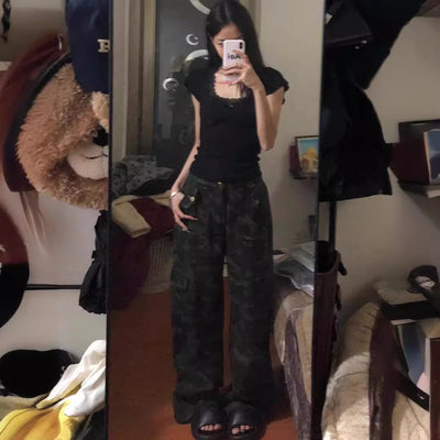 Femme Spitzenbesatz Cap Sleeve Top Heidi-Mode