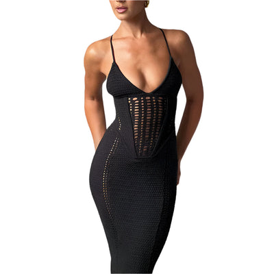 Luna - Damen gestricktes Sommerkleid